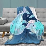 dolphin blanket lightweight microfiber layering logo