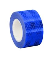 🔵 3435 blue micro reflective occupational health & safety products by 3m logo