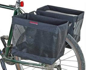 img 4 attached to 🚴 Bushwhacker Omaha - Ultimate Bicycle Grocery Panniers for Convenient Cycling with Rack Basket & Rear Bag – Sold as Pair