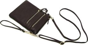 img 2 attached to Solene Organizer Detachable Wristlet Crossbody Women's Handbags & Wallets for Wallets