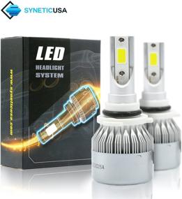 img 3 attached to 🔦 Super-Bright Combo Headlight: Syneticusa 20000LM - Illuminate the Road with Power!