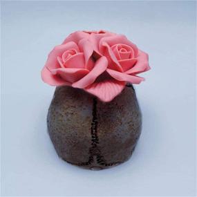 img 1 attached to 🌹 3D Rose Skull Silicone Mold: Ideal DIY Candle, Plaster & Halloween Decoration Tool