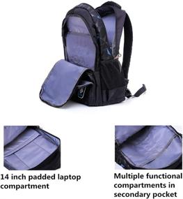 img 1 attached to Fanci Geomatric Triangle Waterproof Elementary Backpacks for Kids' Backpacks
