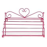 💕 3 tier heart design nail polish organizer and display stand for countertop (pink) logo