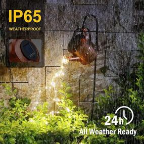 img 3 attached to 🌼 Watering Can Solar Lights: Illuminate Your Outdoor Space with Enchanting Cascade of Fairy String Lights, Creating a Romantic Ambiance for Lawn, Patio, Garden, and More!