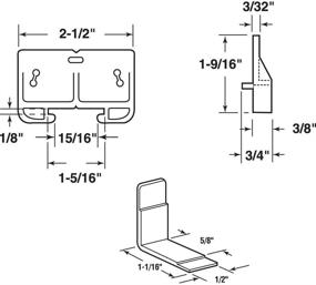 img 1 attached to 🚪 Slide Co 22625 Drawer Guide Metal: Sturdy and Reliable Sliding Solution for Smooth Drawers