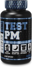 img 4 attached to 💪 TEST PM Testosterone Booster & Sleep Aid Supplement: Promote Recovery, Muscle Growth, Fat Loss – Night Time Muscle Builder with Ashwagandha, L-Theanine & More (60 Natural Veggie Pills)