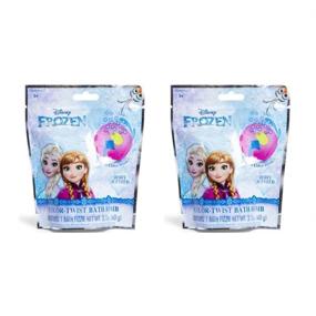 img 1 attached to 🛀 Frozen Kids Bath Fizzers - Vibrant Berry-Colored and Scented Set of 2