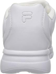 img 2 attached to 💠 Metallic Silver Fila Fulcrum Training Sneakers