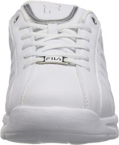 img 3 attached to 💠 Metallic Silver Fila Fulcrum Training Sneakers