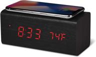 rca rcq500bka alarm clock black logo
