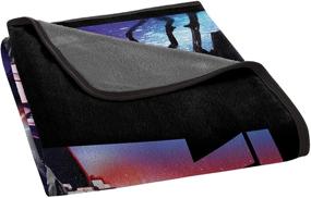 img 3 attached to 🌌 Star Wars Micro Raschel Throw Blanket: Darth Night - 46x60 Inches, Cozy & Stylish