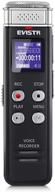 evistr 16gb digital voice activated recorder with playback, upgraded compact tape recorder for lectures, meetings, interviews, usb charge, mp3 - mini audio recorder logo