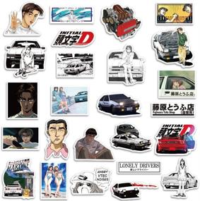img 3 attached to Initial D Anime Stickers Bundle - 50PCS for Hydro Flask Water Bottle, Laptop, Skateboard, MacBook - Cute Waterproof Decals Pack (Initial D)