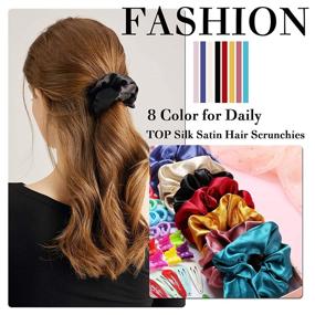 img 3 attached to Christmas Hair Accessories Variety Pack: Hair Scrunchies, Bands & Ties for Girls and Women in Assorted Colors - Perfect Christmas Gifts for Women and Teenage Girls