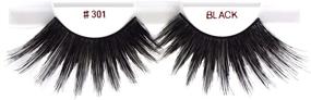 img 1 attached to 💃 Enhance Your Look with 6packs Eyelashes - #301 Christina, 100% Human Hair Fake Eyelashes