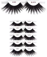 💃 enhance your look with 6packs eyelashes - #301 christina, 100% human hair fake eyelashes logo
