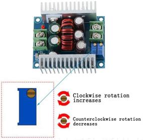 img 2 attached to 💡 Преобразователь постоянного тока с постоянным током Anmbest CC CV - модуль стабилизатора напряжения 1.2-36V 20A 300W с защитой от короткого замыкания.