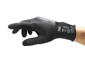 img 4 attached to Optimize Workplace Safety with HyFlex 11 840 Light Industrial Gloves