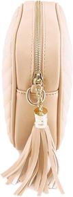 img 1 attached to Classic Crossbody Handbags & Wallets with Tassel Zipper for Women – Simple and Stylish