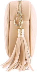 img 2 attached to Classic Crossbody Handbags & Wallets with Tassel Zipper for Women – Simple and Stylish