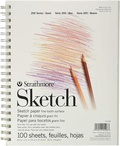 img 4 attached to 📓 Strathmore 100-Sheet Sketch Pad, 8.875 by 11 inches, 8.5x11 inches