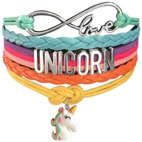 img 2 attached to 🦄 Enchanting Unicorn-Inspired Drawstring Jewelry for Girls