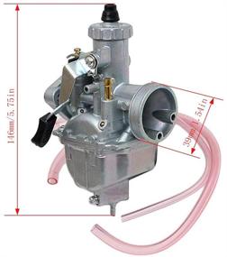 img 2 attached to 🔧 Улучшенный Комплект карбюратора VM22 26мм + воздушный фильтр для пит-дирт байков 110cc-140cc: Lifan, YX, Zongshen, CRF70, XR50, KLX, BBR, Apollo, Thumpstar, Braaap, Atomic, DHZ, SSR