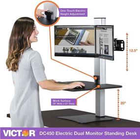 img 3 attached to Victor Collection DC450 Workstation Motorized