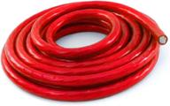 knukonceptz bassik 4 gauge red power/ground wire cable - 10 feet logo