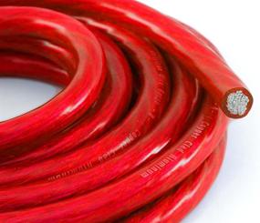 img 1 attached to KnuKonceptz Bassik 4 Gauge Red Power/Ground Wire Cable - 10 Feet