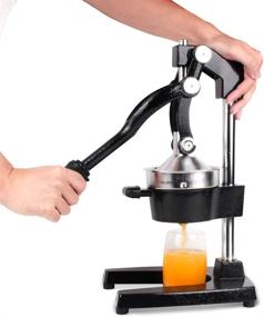 img 1 attached to 🍊 Commercial Manual Citrus Juicer Press - Switol Black, Orange and Lemon Juice Squeezer Extractor