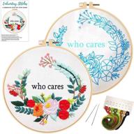 🧵 beginner cross stitch kit for adults - artilife embroidery starter kit with stamped pattern, embroidery hoops, floss thread, and needles logo