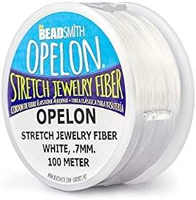 img 2 attached to 🔗 Opelon Elastic Beading Cord 0.7mm - 100 Meters