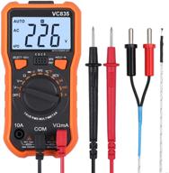 🔧 proster 8233d pro digital multimeter - 2000 counts trms ncv ac dc current voltage temperature transistor (hfe) diode continuity tester logo