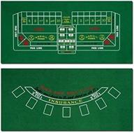 brybelly blackjack craps table felt logo