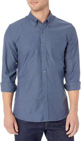 img 3 attached to 👔 Superior Comfort: Goodthreads Slim Fit Long Sleeve Stretch Oxford Men's Clothing and Shirts