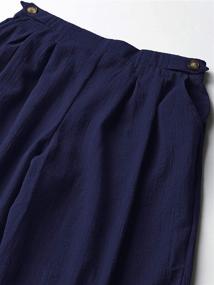 img 1 attached to Stylish Pleated Front Pants for Girls by 👖 Amy Byer: Comfortable and Chic Bottoms for All Occasions
