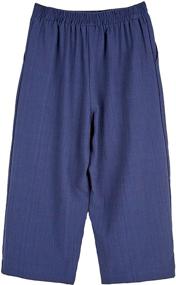 img 3 attached to Stylish Pleated Front Pants for Girls by 👖 Amy Byer: Comfortable and Chic Bottoms for All Occasions