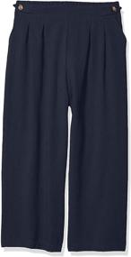 img 4 attached to Stylish Pleated Front Pants for Girls by 👖 Amy Byer: Comfortable and Chic Bottoms for All Occasions