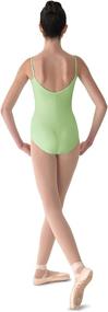 img 3 attached to 👗 Mirella V-Front Camisole Dance Leotard for Women with Princess Seam