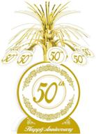 50th anniversary party centerpiece - ideal for anniversaries (1 count) logo