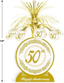 img 3 attached to 50th Anniversary Party Centerpiece - Ideal for Anniversaries (1 Count)