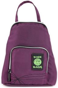 img 4 attached to 🎒 Dime Bags Club Kid Mini Hemp Backpack - Stylish and Functional with Secret Pocket (Plum)