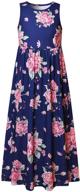dresses summer floral 8 9years height logo