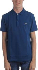 img 2 attached to Lacoste Ph4012 Sleeve Raffia Matting Men's Shirt: A Trendy and Stylish Clothing Option