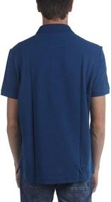 img 1 attached to Lacoste Ph4012 Sleeve Raffia Matting Men's Shirt: A Trendy and Stylish Clothing Option