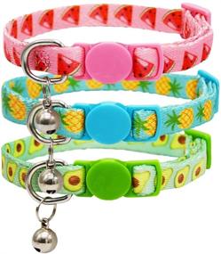 img 4 attached to Breakaway Adjustable Collars Pineapple Watermelon