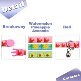 img 1 attached to Breakaway Adjustable Collars Pineapple Watermelon