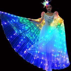 img 2 attached to 🦋 YOUDirect Colorful Butterfly Telescopic Belly Vibrant